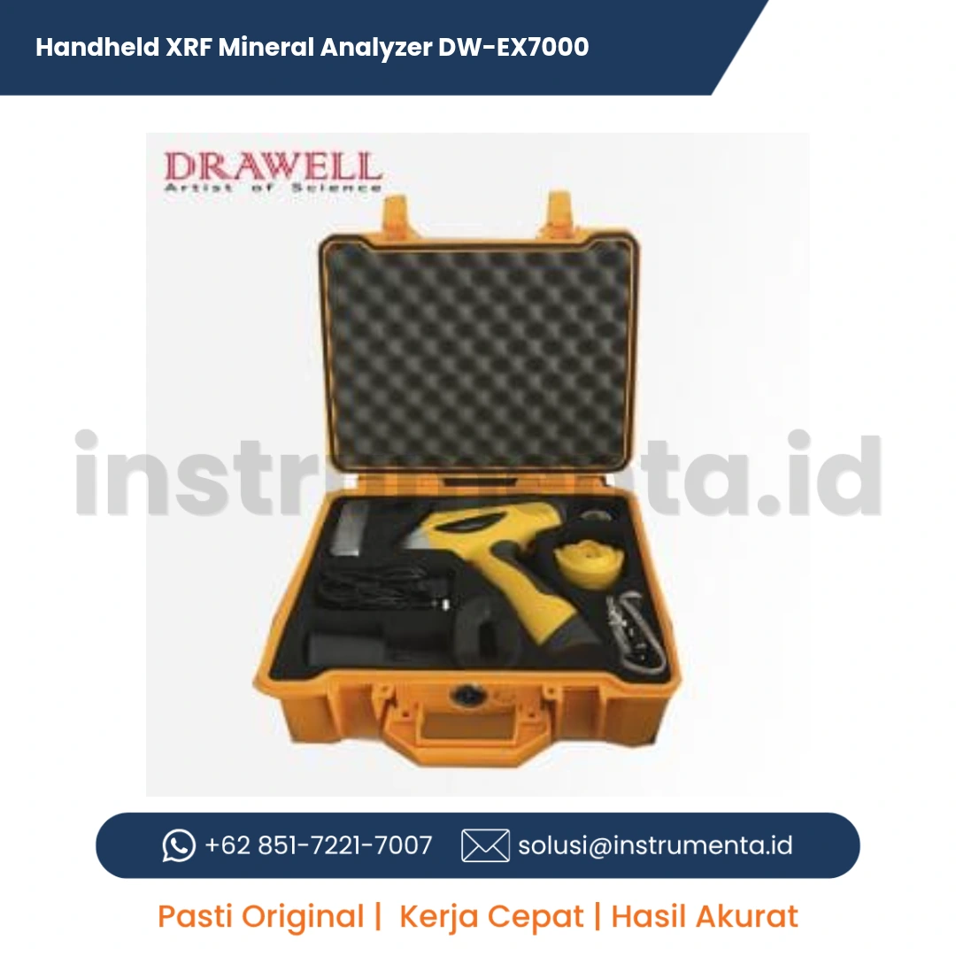 Jual Handheld XRF Mineral Analyzer DW-EX7000 – Distributor Resmi, Ready Stock, Alat Analisis Minieral Handheld Berkualitas
